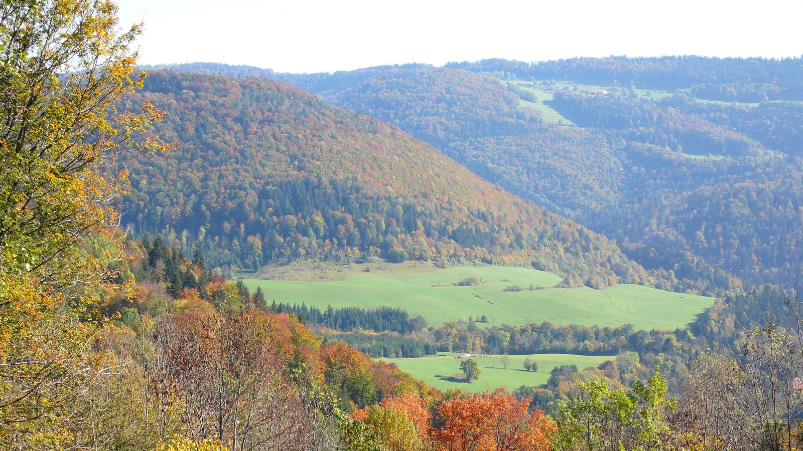 En automne sur versant suisse - Photo Claude Schneider - Copyrigth