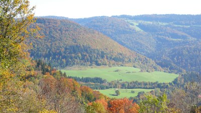 En automne sur versant suisse - Photo Claude Schneider - Copyrigth