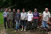 2011 Nettoyage La Goule par jeunes de la Commune