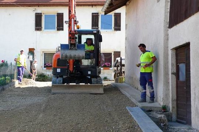 2011 Travaux Investissement Aménagement voirie rue Ulysse Frossard