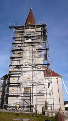 2015 Clocher église Rénovation Etanchéité