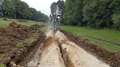 2017 Renforcement débit d'eau Indevillers Burnevillers