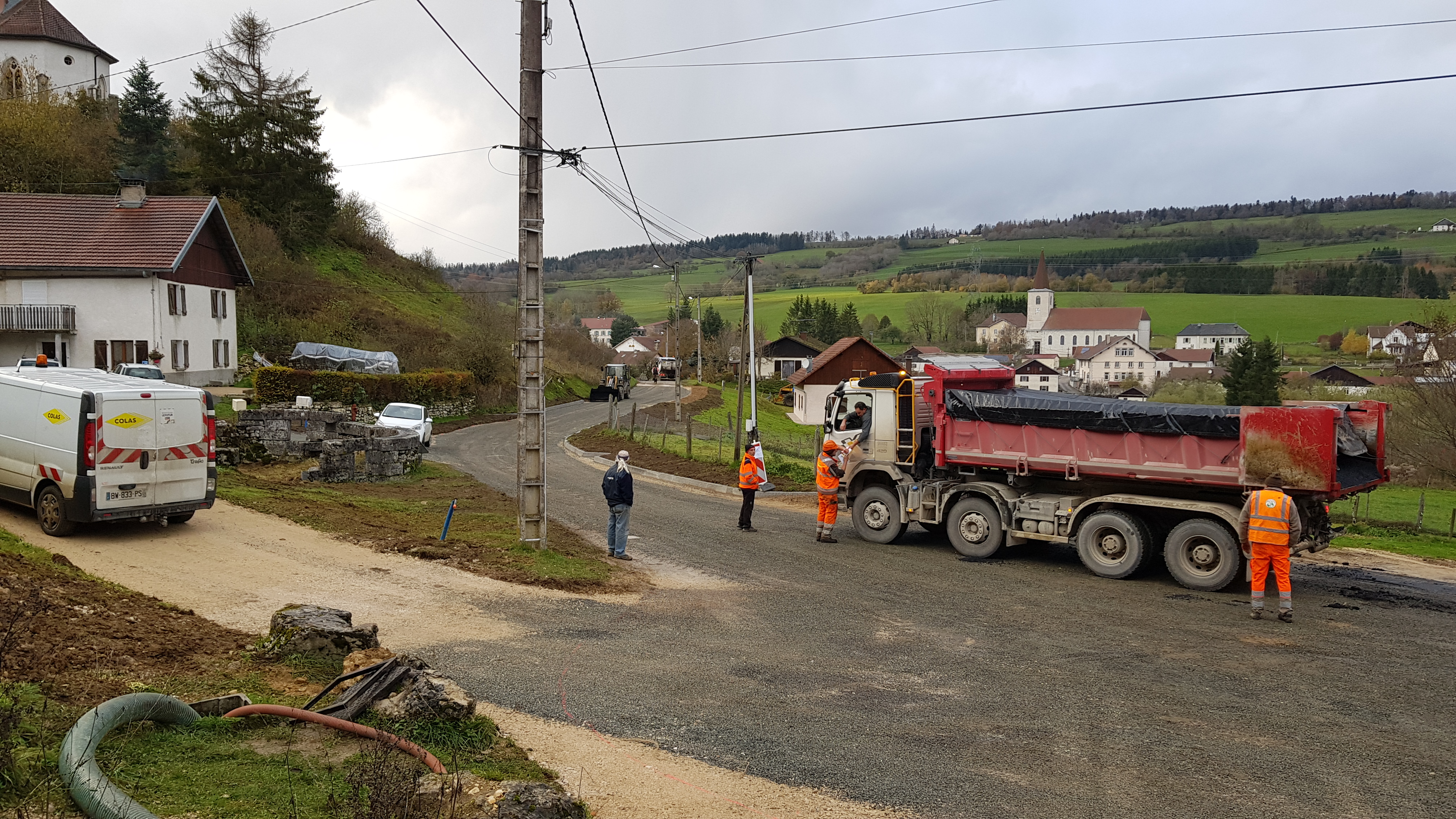 2019 Aménagement La Chave Voirie