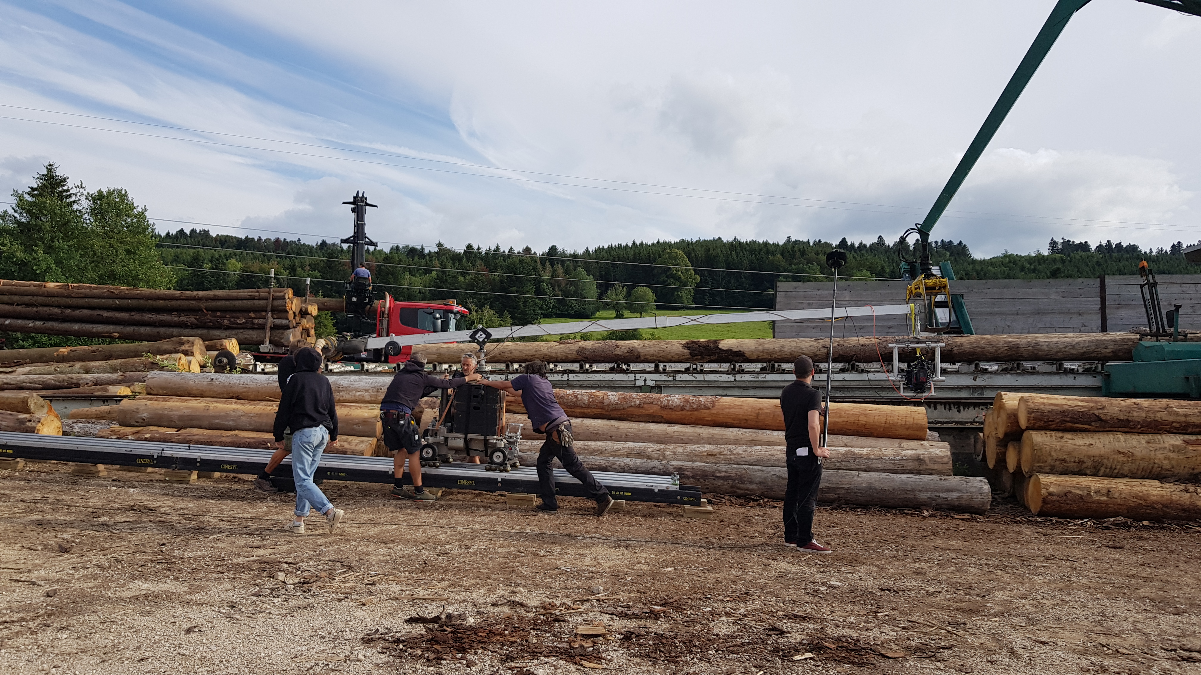 Tournage film Raphaël Jacoulot dans la commune été 2019