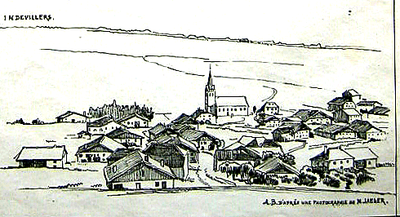 Dessin village
