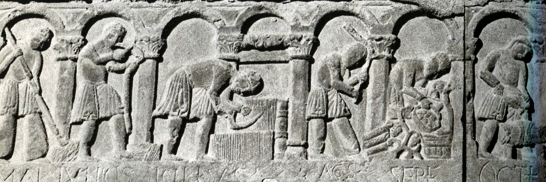 Scène de paysans au XI ème sciècle