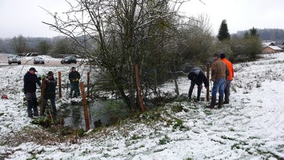Alentour Place vierge 1 avec le concours de bénévoles  2013