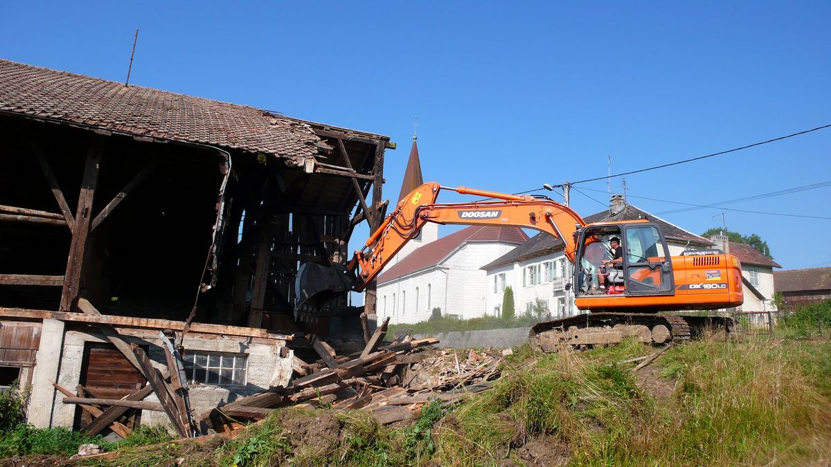 Demolition maison au lavoir 2 2013