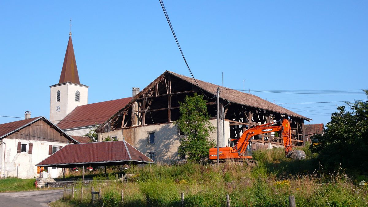 Demolition maison au lavoir 2013