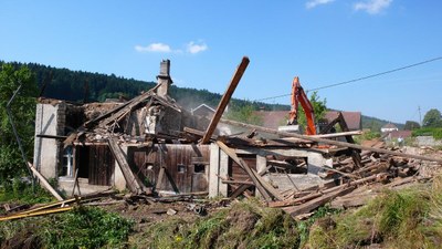 Demolition maison au lavoir 4 2013